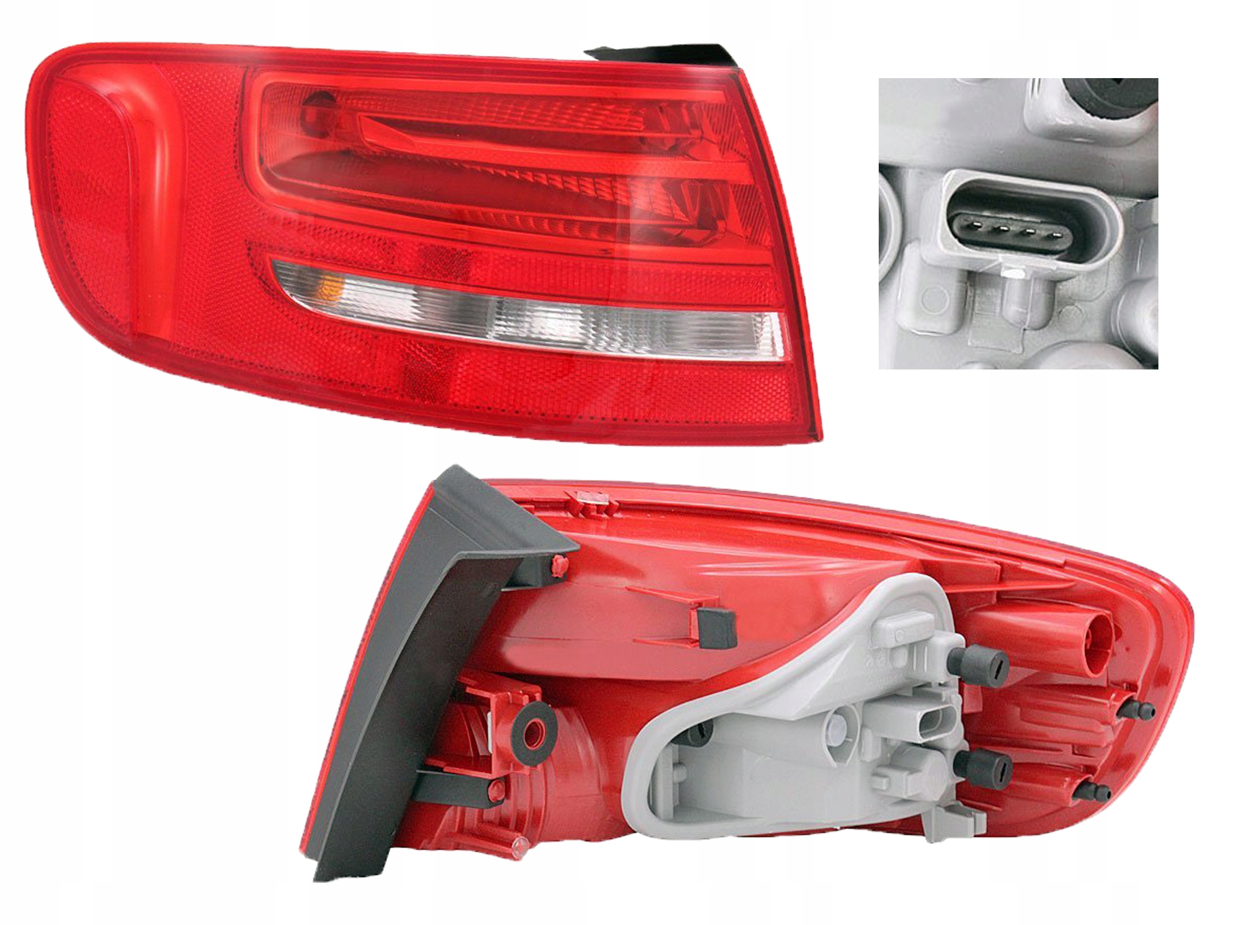 1337873E Lampa tył lewa AUDI A4/S4 (B8) 11.07-10.11 1337873E
