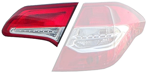 2338881T Lampa tylna prawa CITROËN C4 (B7), 09.10- 2338881T