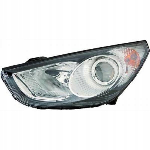 4048100E Reflektor główny HYUNDAI IX35 (LM) 10.09- DEPO 4048100E