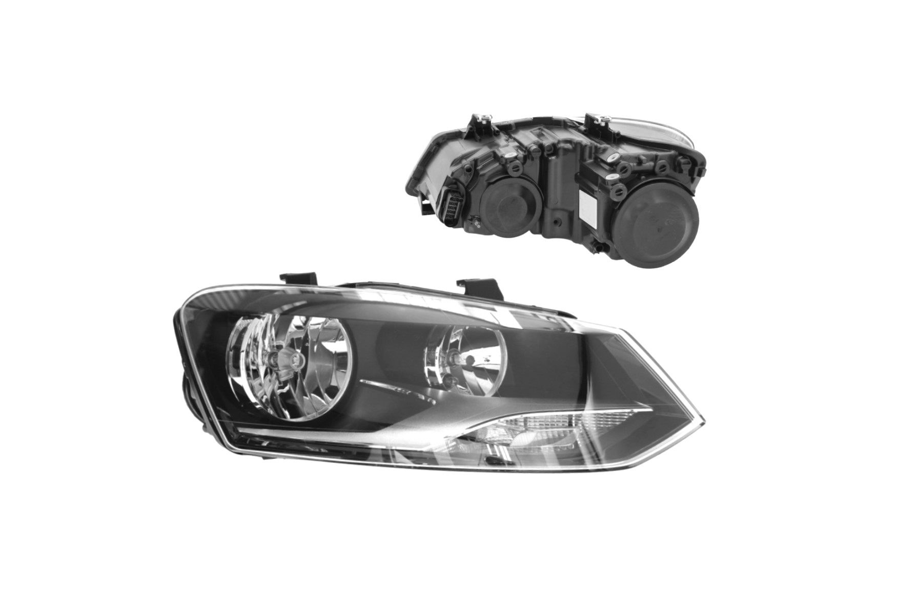 9533104E Reflektor główny VOLKSWAGEN POLO (6R) 08.09-12.17 TYC 9533104E