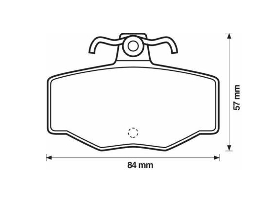 Klocki hamulcowe tył SRLine NISSAN ALMERA II HATCHBACK 2.2 dCi S70-1101