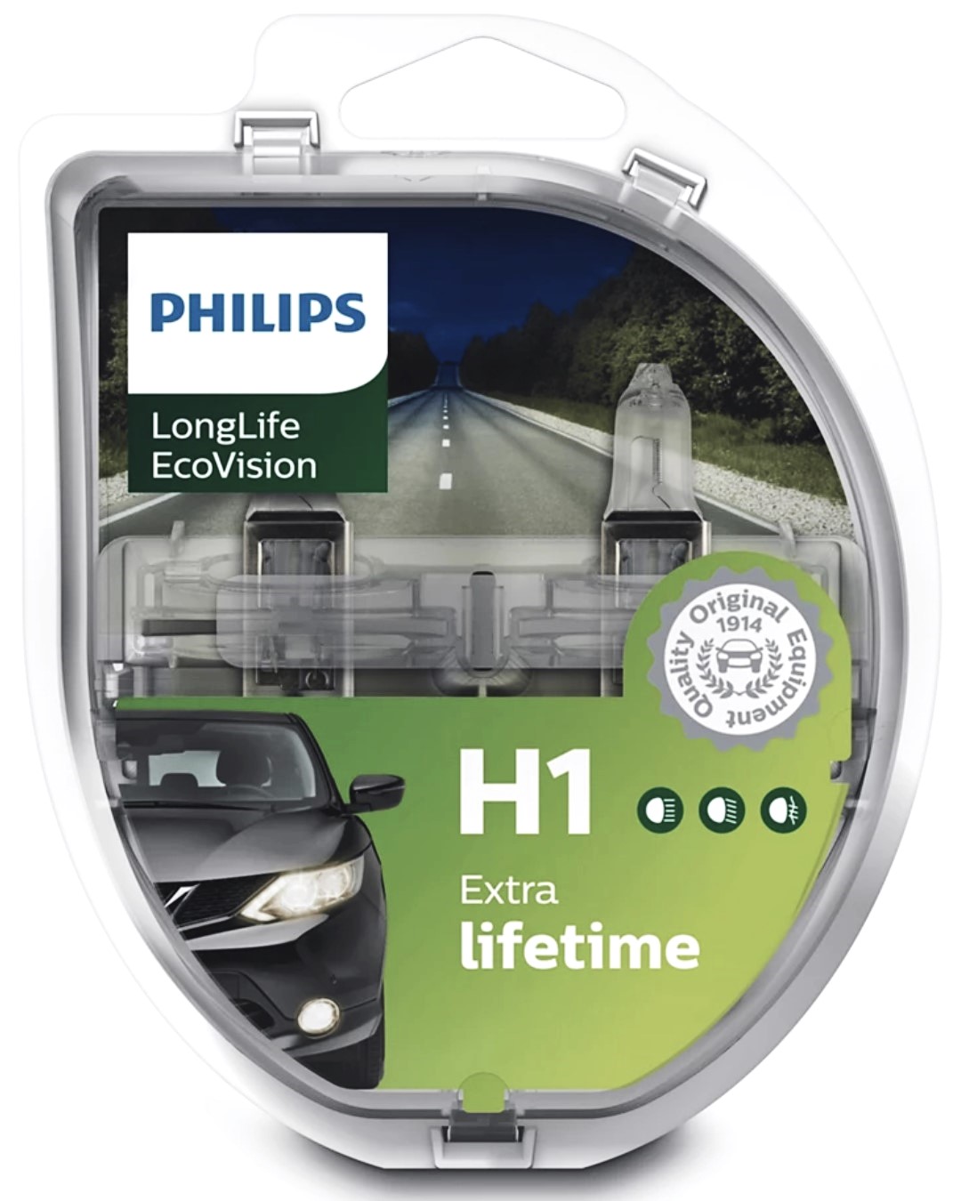 Żarówka H1 PHILIPS longlife ecovison 3100K 99ZB170P