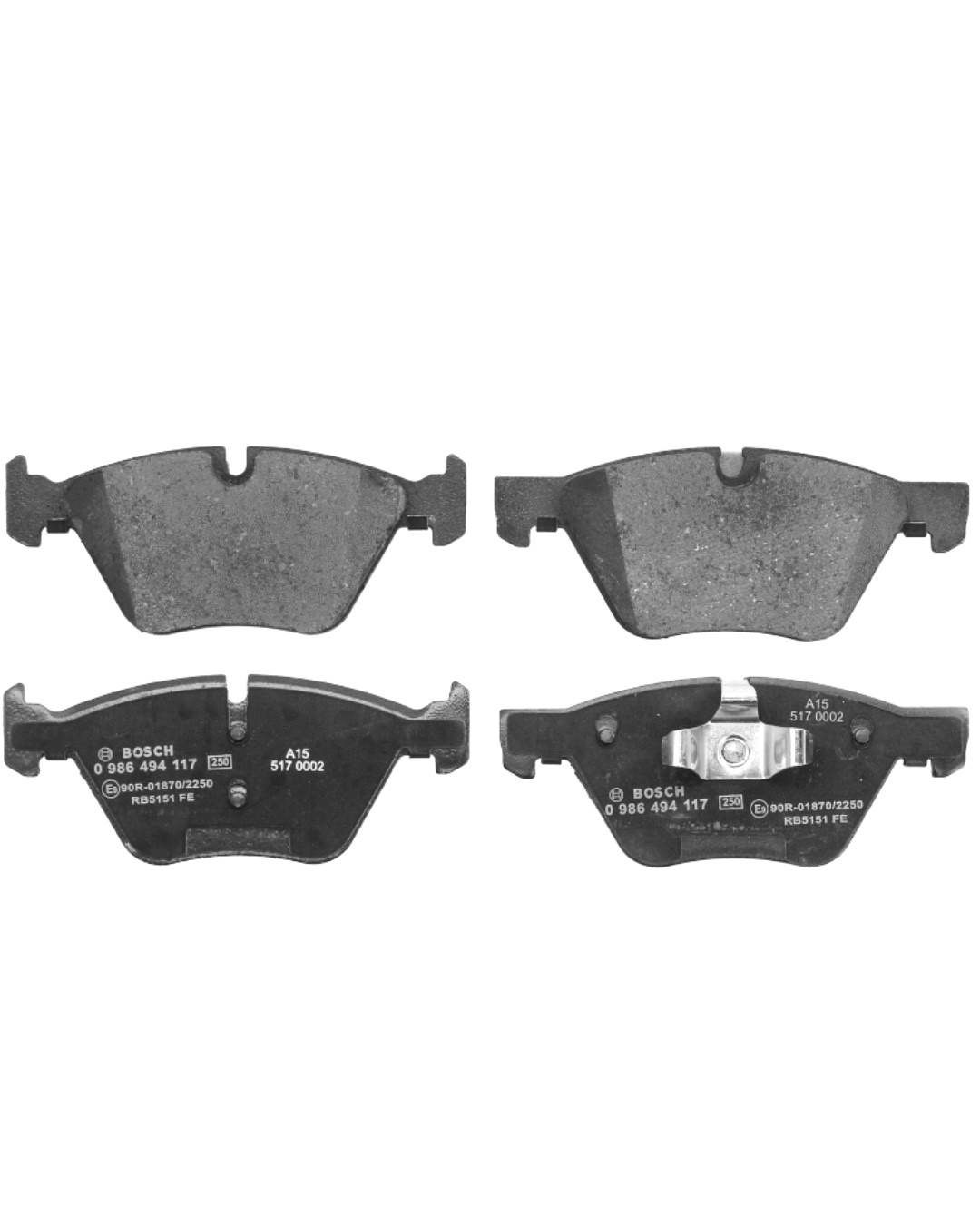 Klocki hamulcowe przód BOSCH BMW 1 KABRIOLET E88 120 d BS0986494117