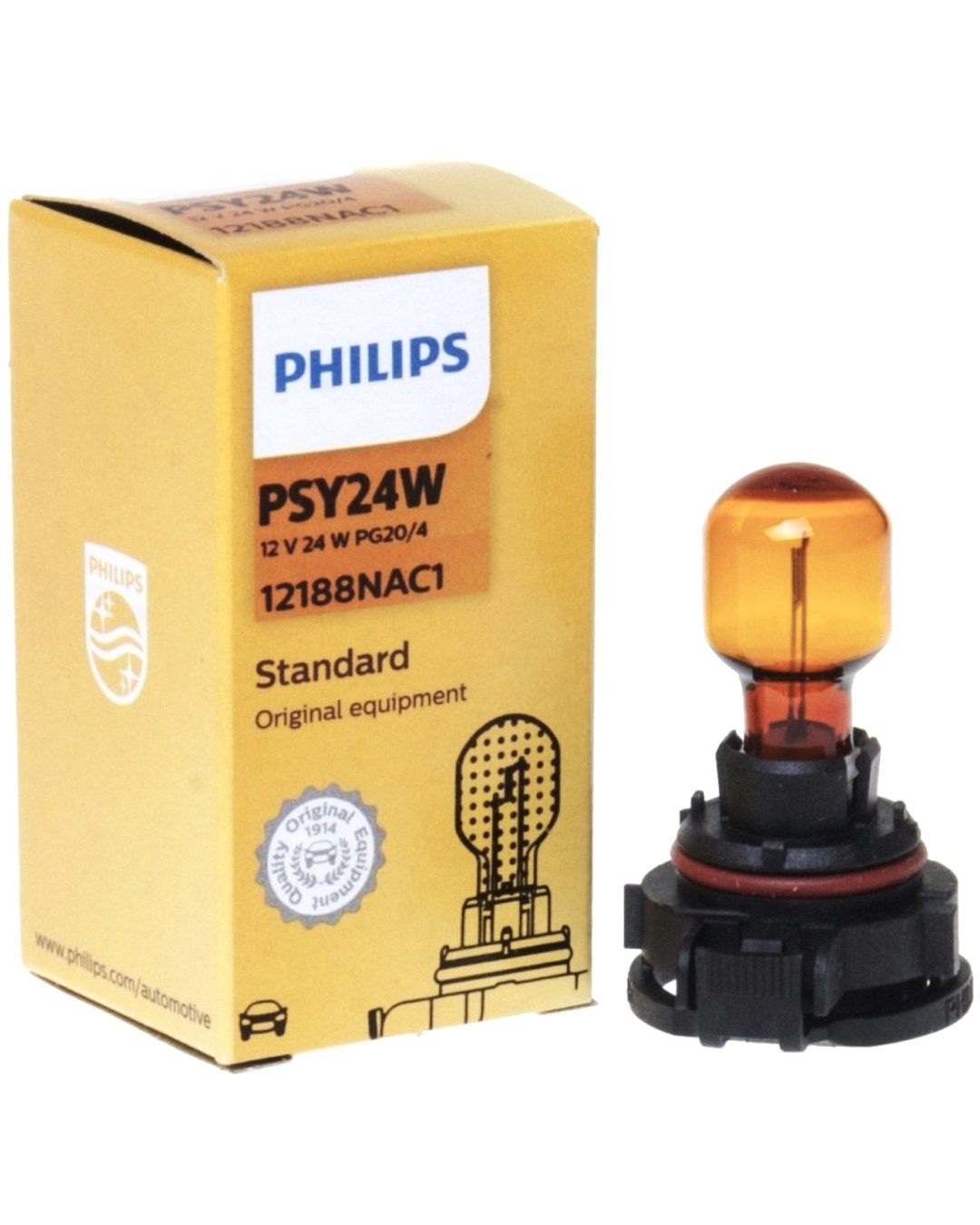 Żarówka PSY24W PHILIPS żółty standard 99ZS084P