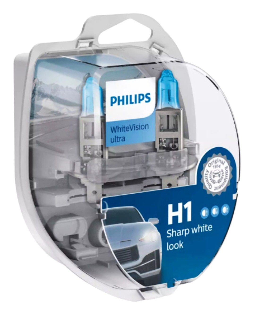 Żarówka H1 PHILIPS niebieski WhiteVision ultra 99ZB191P