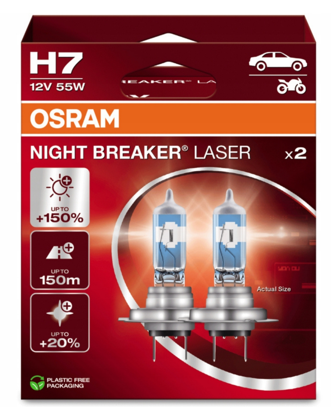 Żarówka H7 OSRAM 3750K night breaker laser 99ZB315A
