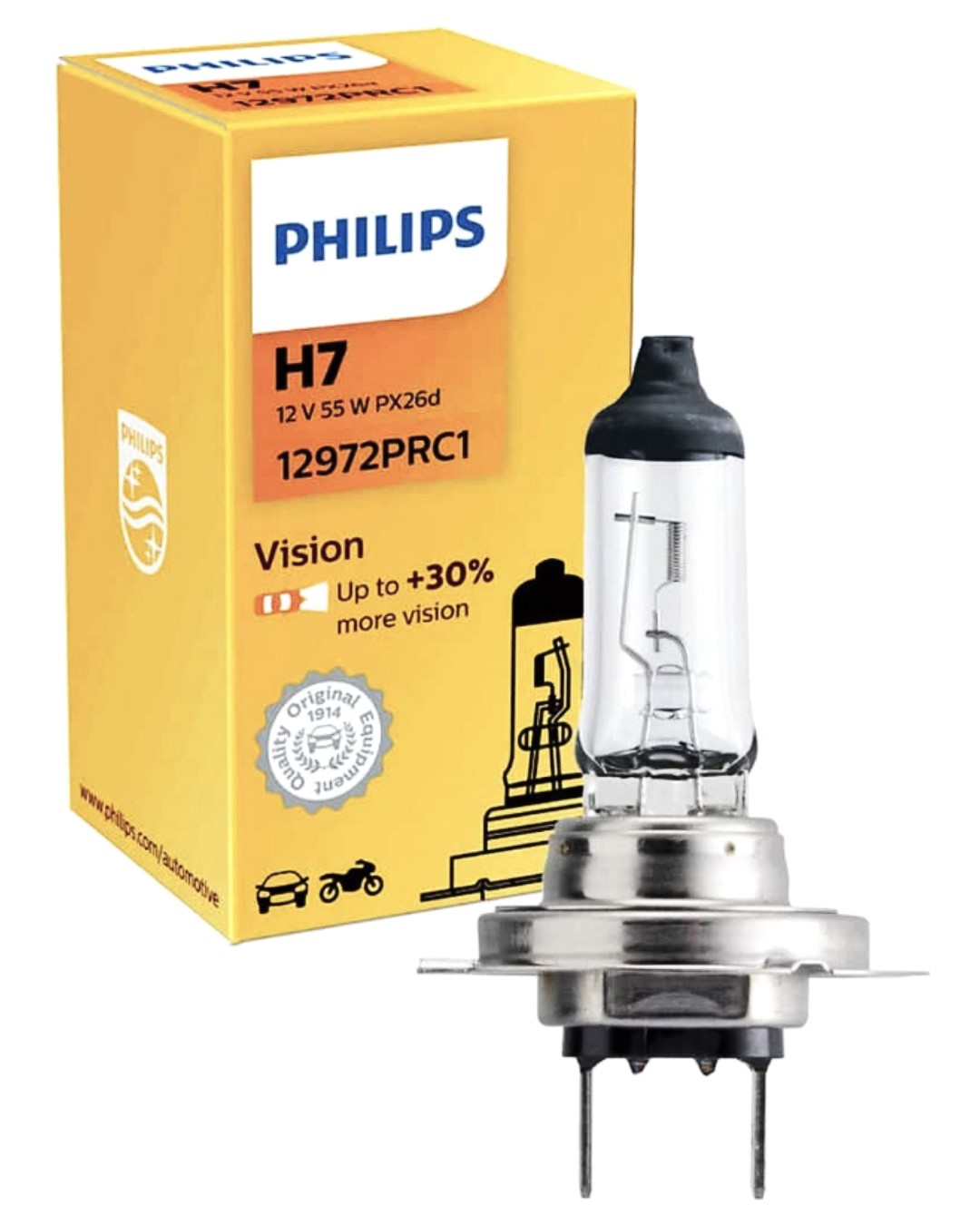 Żarówka H7 PHILIPS 3250K VisionPlus 99ZS203P