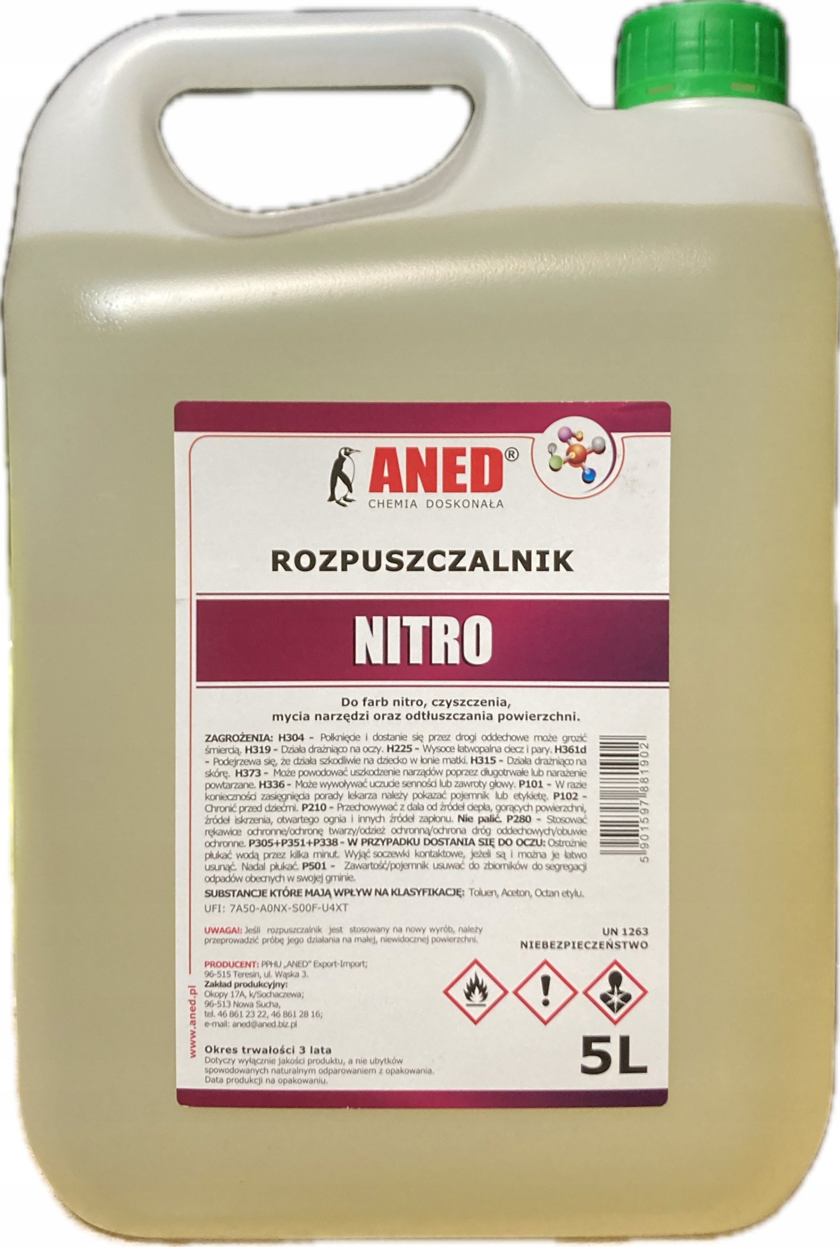 Rozpuszczalnik Nitro 5l ANED-156-10-5H