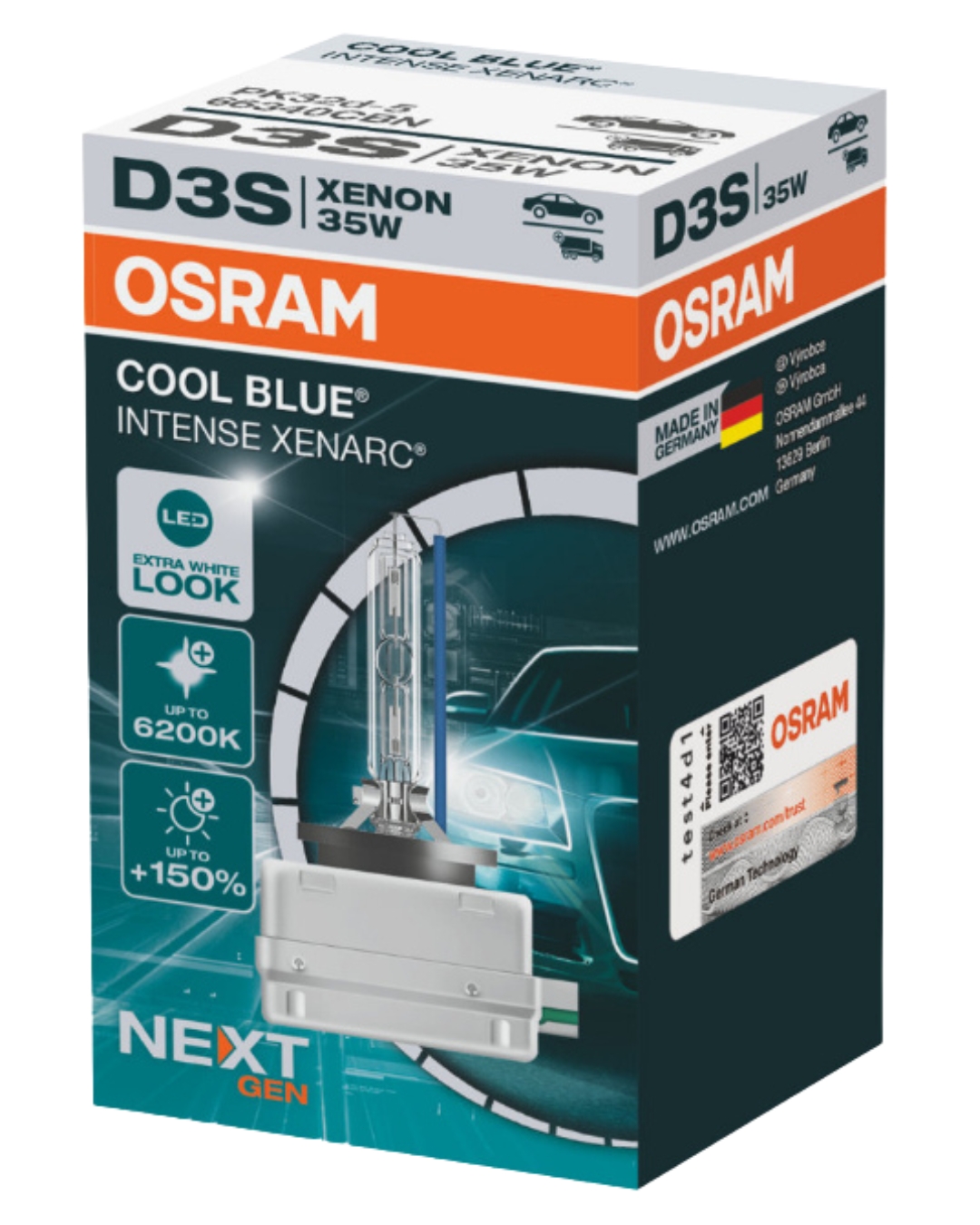 Palnik ksenonowy D3S OSRAM 6200K COOL BLUE® INTENSE (NextGen) 99ZS536A