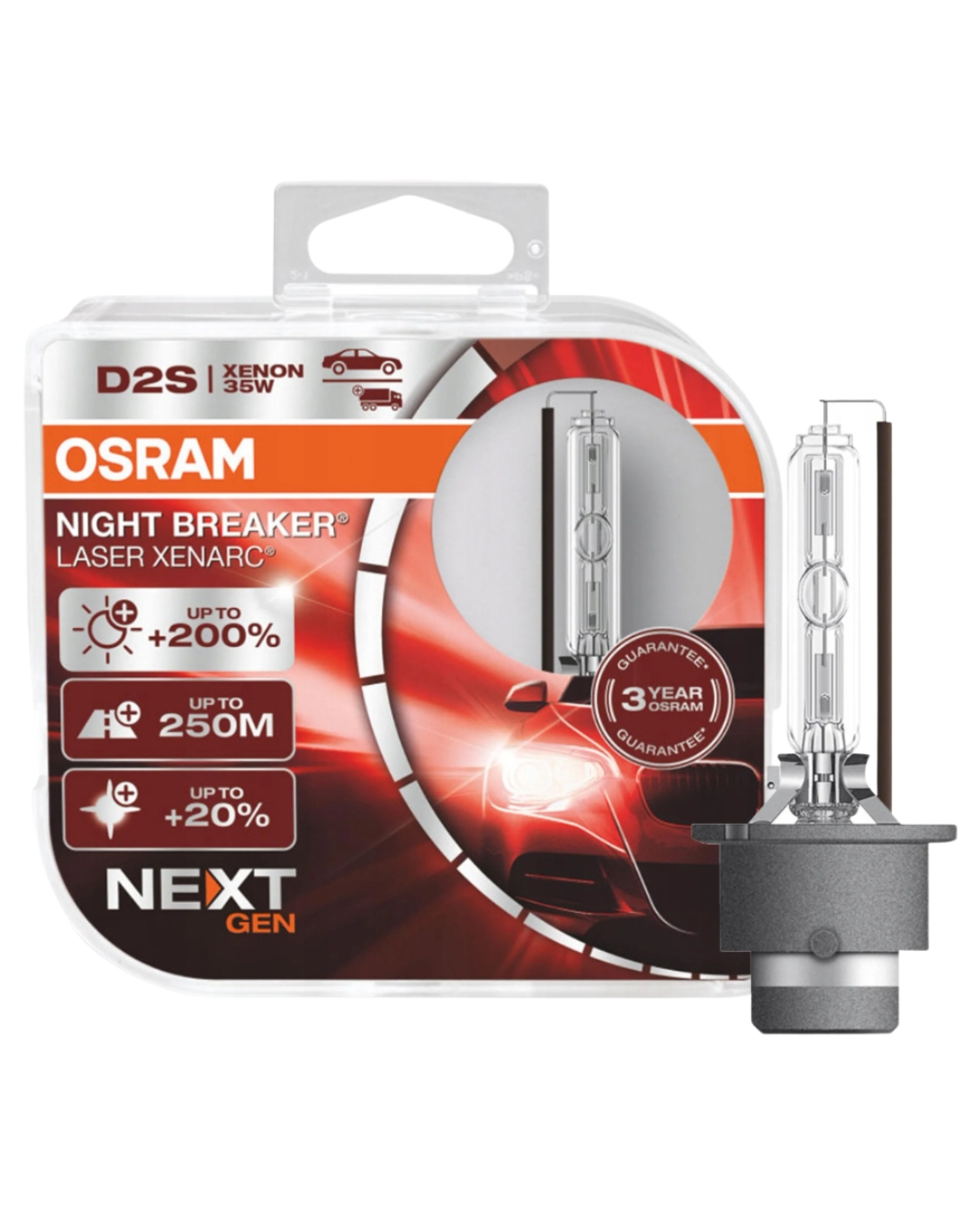 Palnik ksenonowy D2S OSRAM 4500K XENARC NIGHT BREAKER 220 99ZB421A
