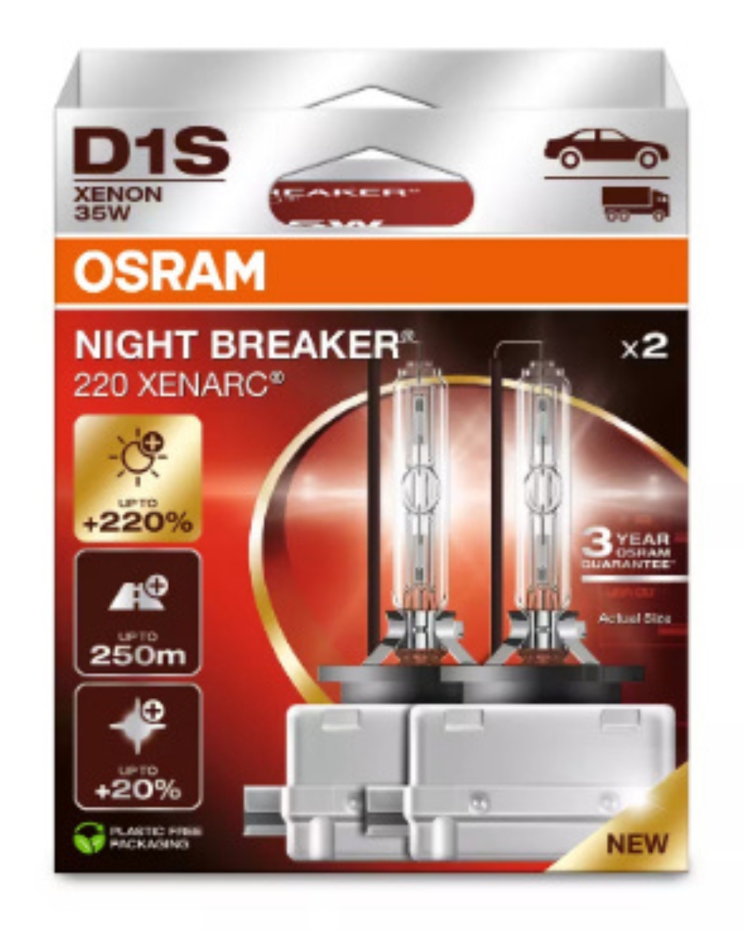 Palnik ksenonowy D1S OSRAM 4500K XENARC NIGHT BREAKER 220 99ZB420A