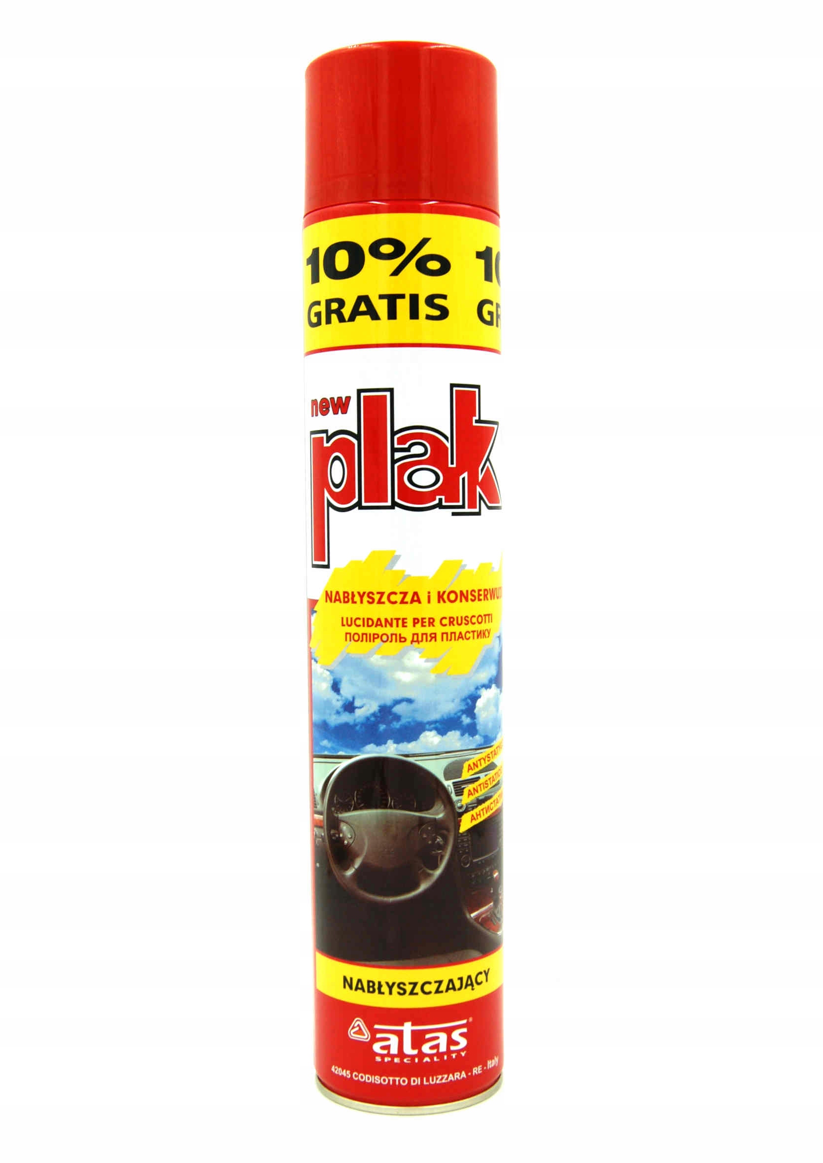 Spray do kokpitu truskawka PLAK SCPL-750-TRUS