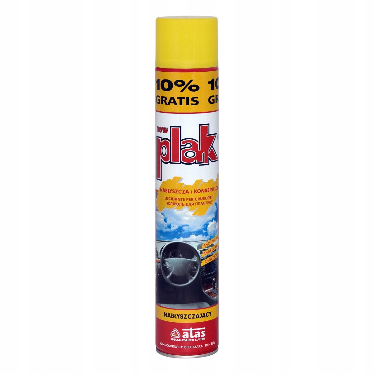 Spray do kokpitu cytryna PLAK SCPL-750-CYT